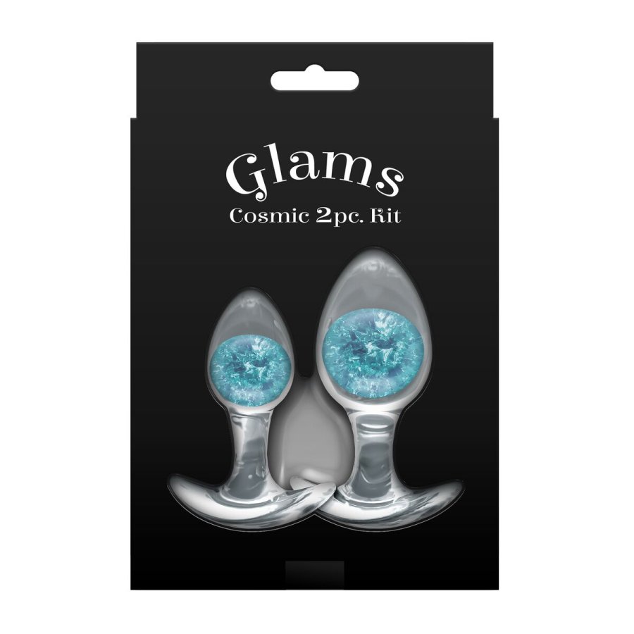 Anal plug NS Novelties Glams Bl� 2 Dele (7 cm) (8 cm) #3