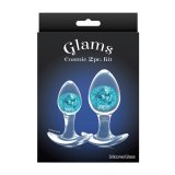 Anal plug NS Novelties Glams Bl� 2 Dele (7 cm) (8 cm) #4