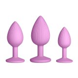 Anal plug NS Novelties Inya Pink 3 Dele (7,6 cm) (8,5 cm) (6,3 cm) #1