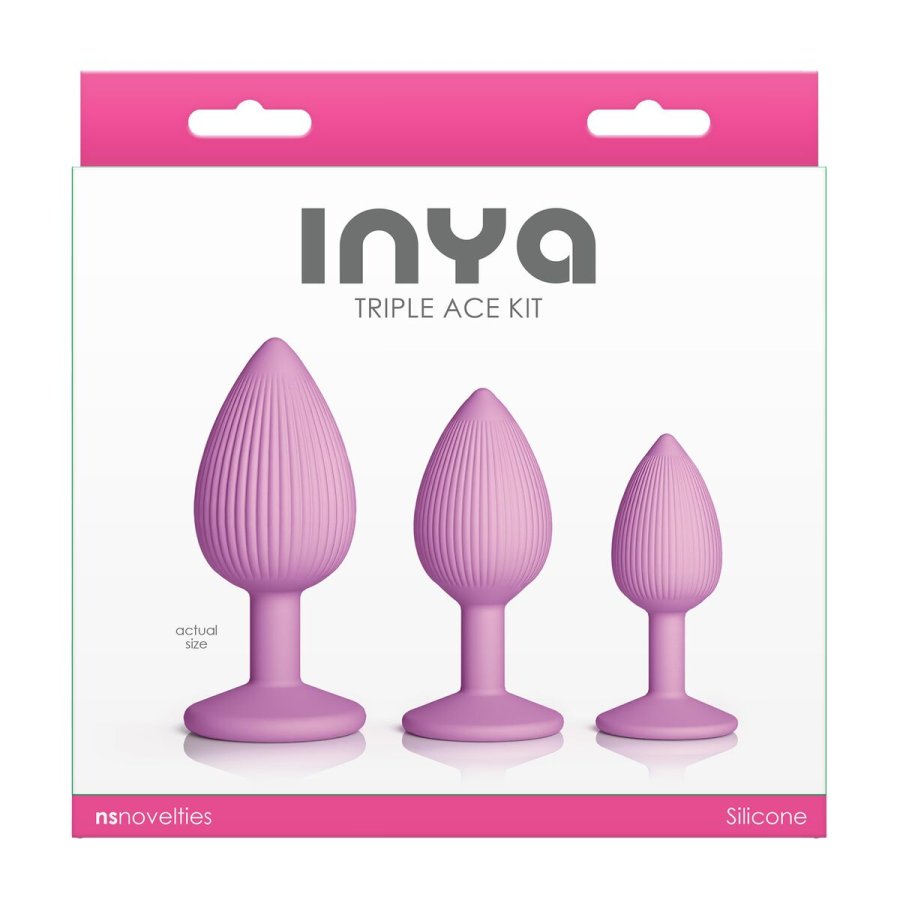 Anal plug NS Novelties Inya Pink 3 Dele (7,6 cm) (8,5 cm) (6,3 cm) #4
