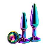 Anal plug NS Novelties Rear Assets Multifarvet 2 Dele (8,8 cm) (6,9 cm) #1
