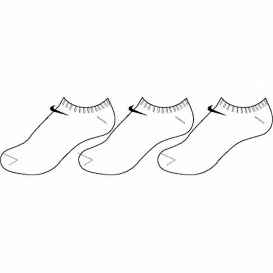 Sport ankelstr�mper Nike SX2554 101 Hvid/Sort #1