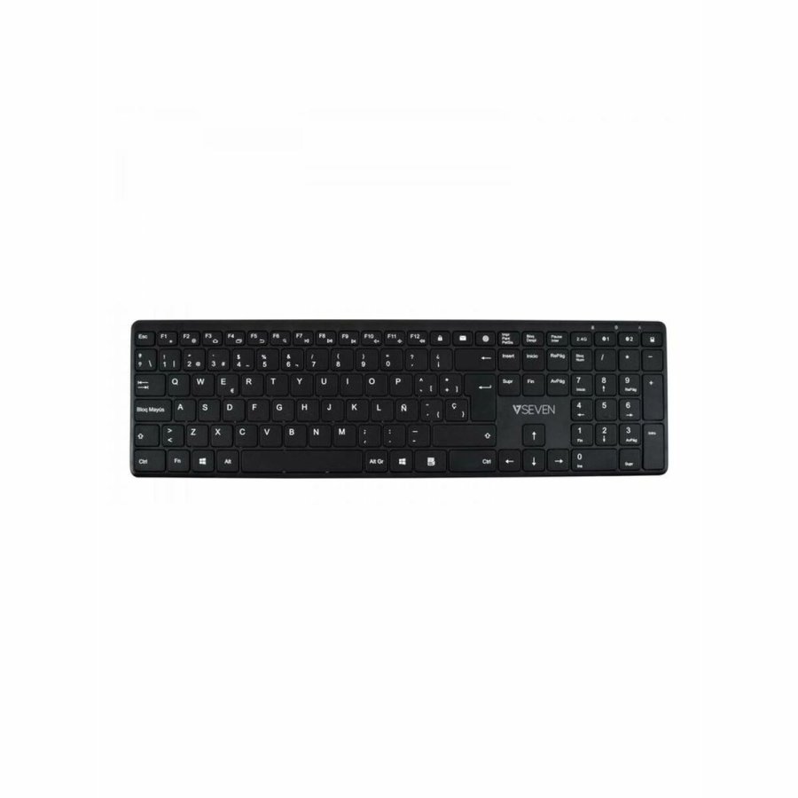 Bluetooth-tastatur V7 KW550 BT Sort Spansk qwerty #1