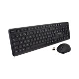 Tastatur og mus V7 CKW350FR Sort Fransk AZERTY #1