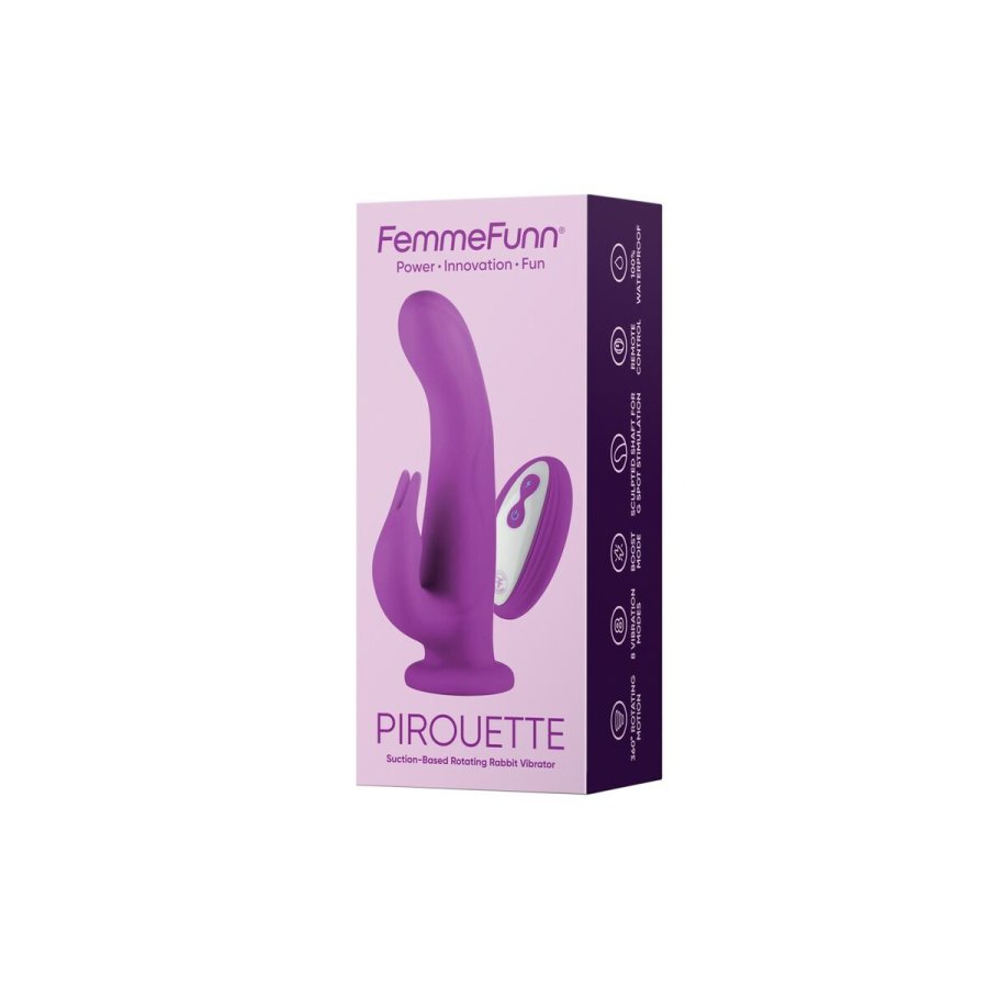 Dual Stimulation Vibe FemmeFunn Pirouette Lilla #3