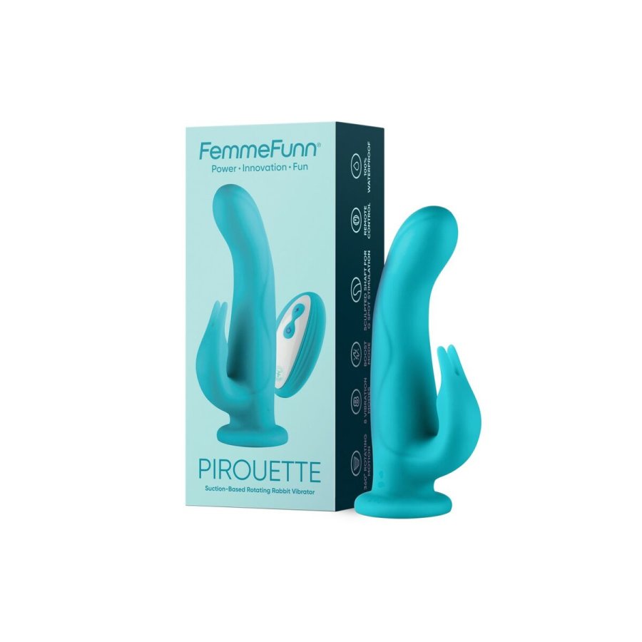 Dual Stimulation Vibe FemmeFunn Pirouette Turkisbl� #2
