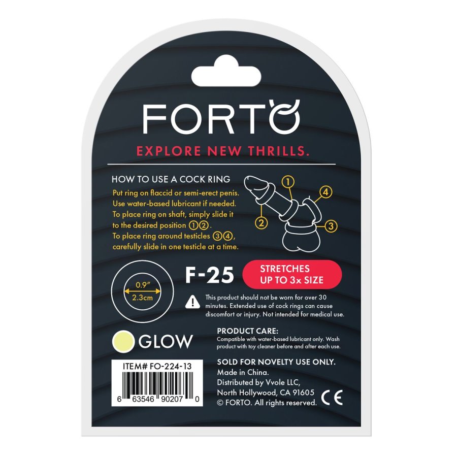 Penisringe Forto Hvid  23 mm #5