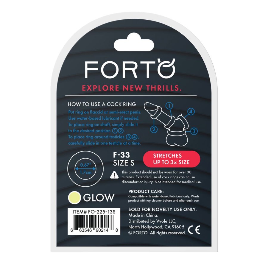 Penisringe Forto Hvid S  17 mm #5