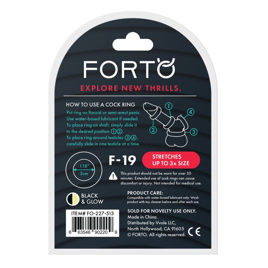 Penisringe Forto Sort (Onesize) #6