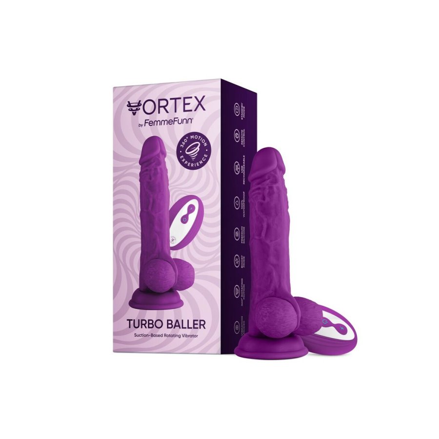 Realistisk Dildo FemmeFunn Lilla #9