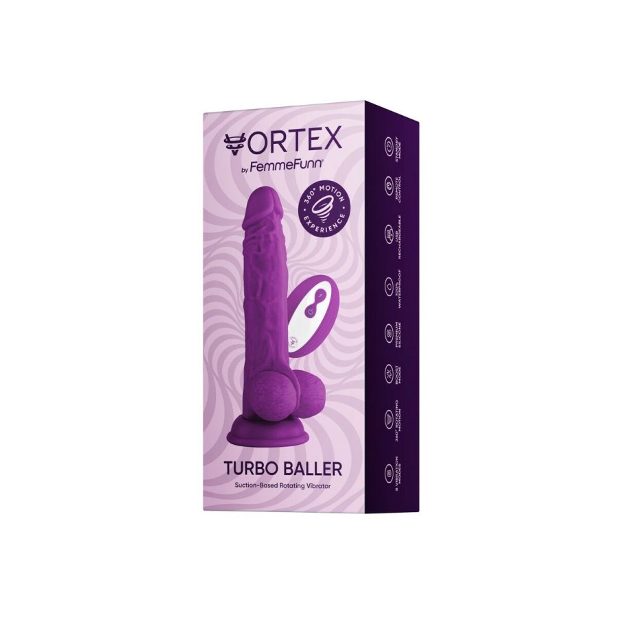 Realistisk Dildo FemmeFunn Lilla #11