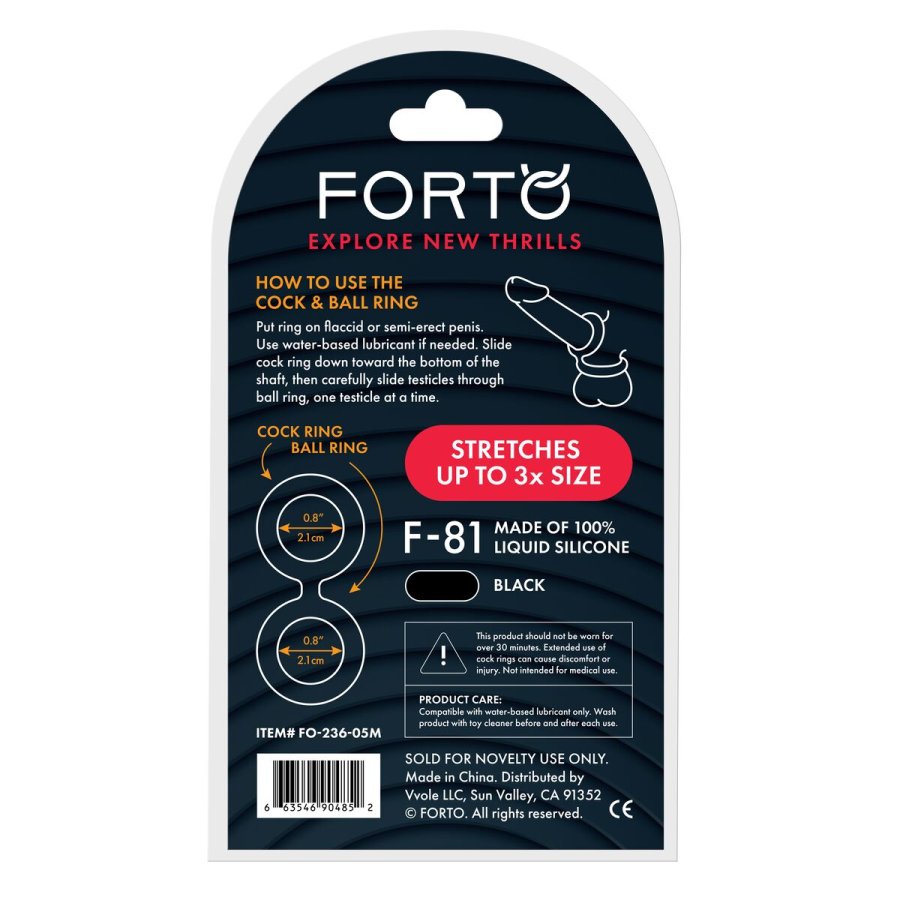 Penisringe Forto Sort  47 mm (Onesize) #3