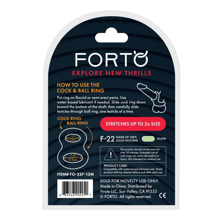 Penisringe Forto Hvid M #3