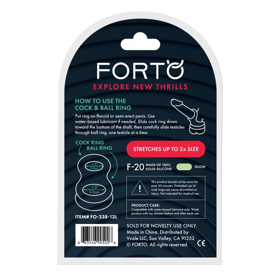 Penisringe Forto Hvid L #4