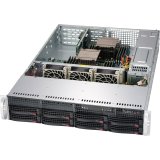 ATX Semi-t�rn kasse Supermicro CSE-825TQC-R802WB Sort Gr� #1