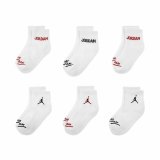Sokke pakke Jordan JHB JORDAN LEGEND ANKLE BJ0342 001 Hvid Brns 6 Dele #2