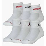 Sokke pakke Jordan JHB JORDAN LEGEND ANKLE BJ0342 001 Hvid Brns 6 Dele #3