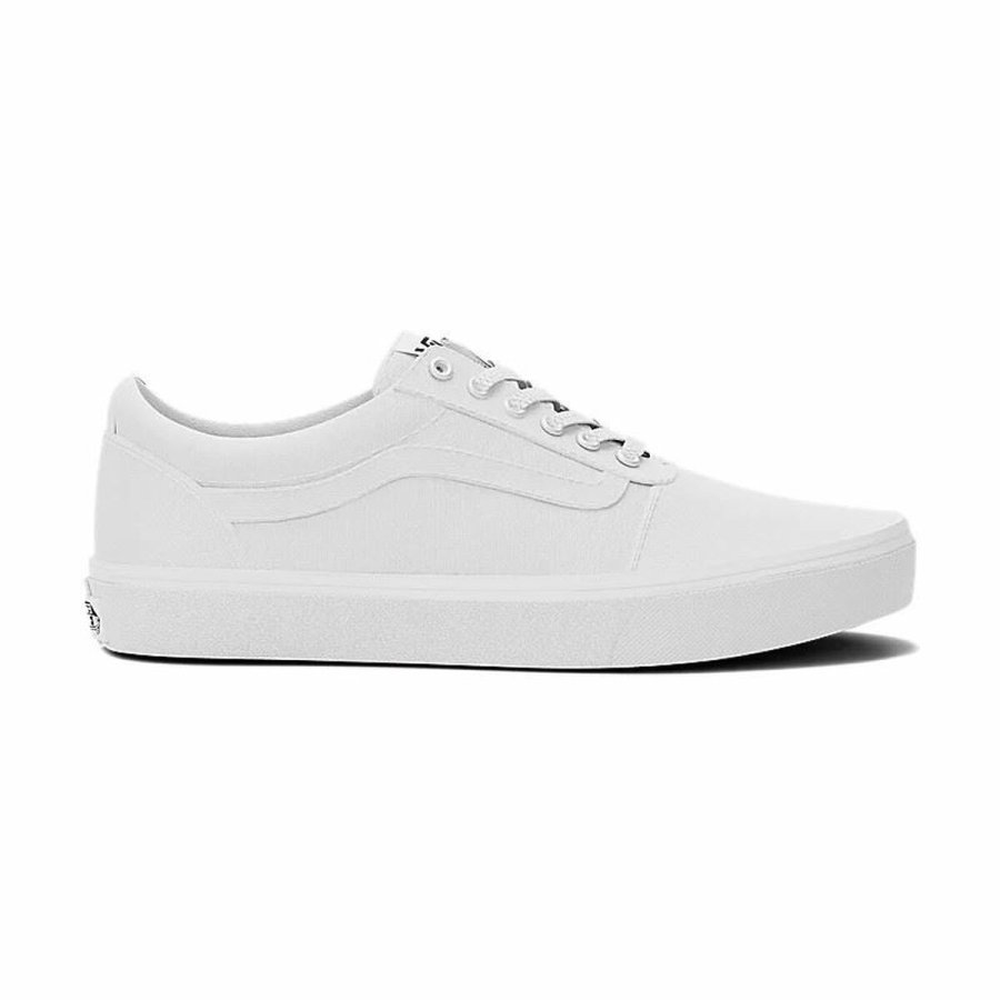 Kvinde Casual Sneakers Vans Ward Hvid #1