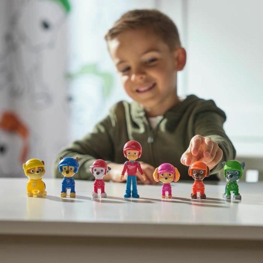 Samlerobjekter Spin Master MULTIPACK DE 7 FIGURAS DE RUEDAS DE RESCATE DE PAW Patrol #4