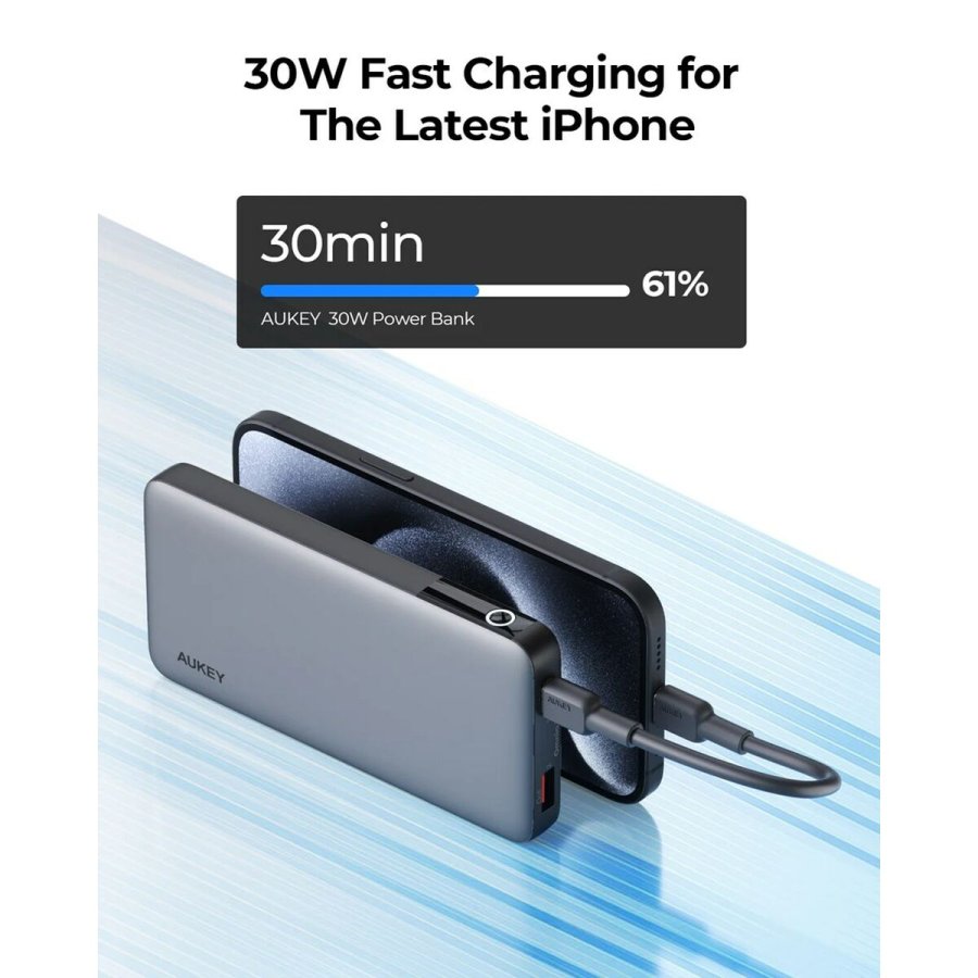 Powerbank Aukey PB-Y41 Gr 10000 mAh #5