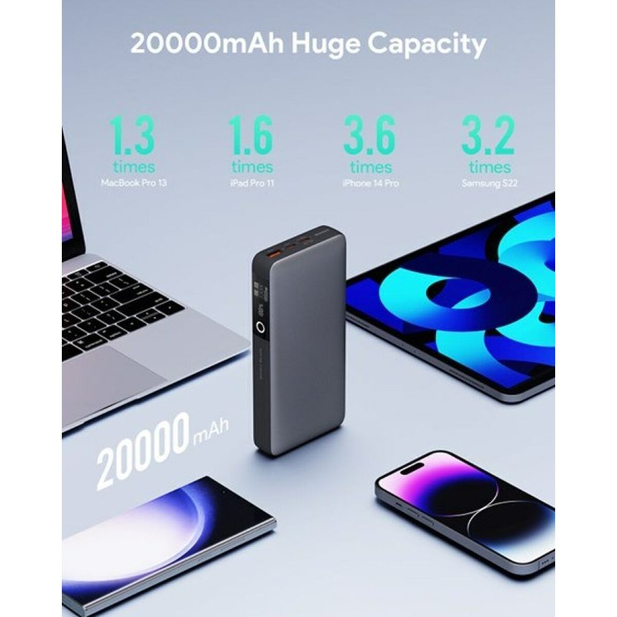 Powerbank Aukey PB-Y43 Sort 20000 mAh #2