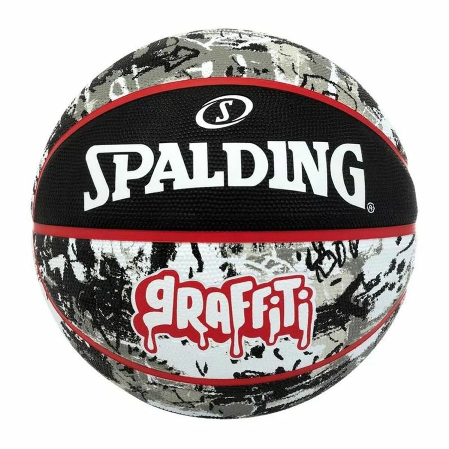 Basketball Spalding Black Red Graffiti Multifarvet 7 #1