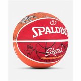 Basketball Spalding Sketch Dribble Rd Naturgummi (Strrelse 7) #2