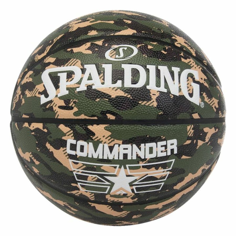 Basketball Spalding Commander Camo Grn Oliven 7 Syntetisk (Strrelse 7) #1
