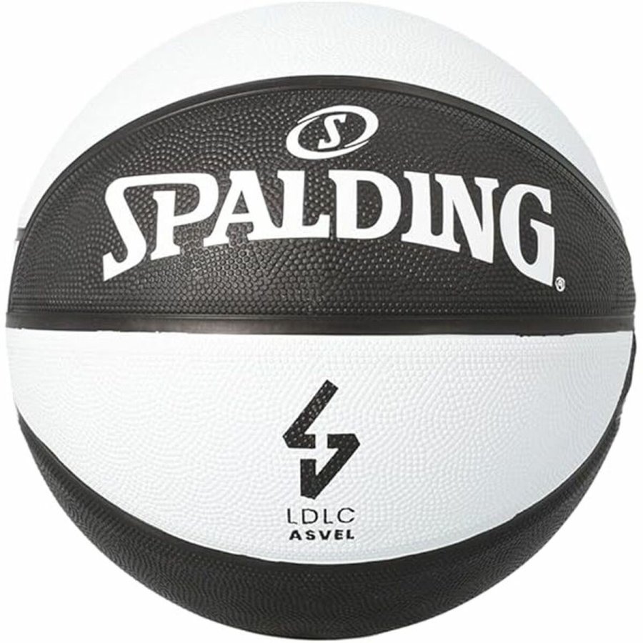 Basketball Spalding Asvel Sz7 Hvid Sort (Strrelse 7) #1