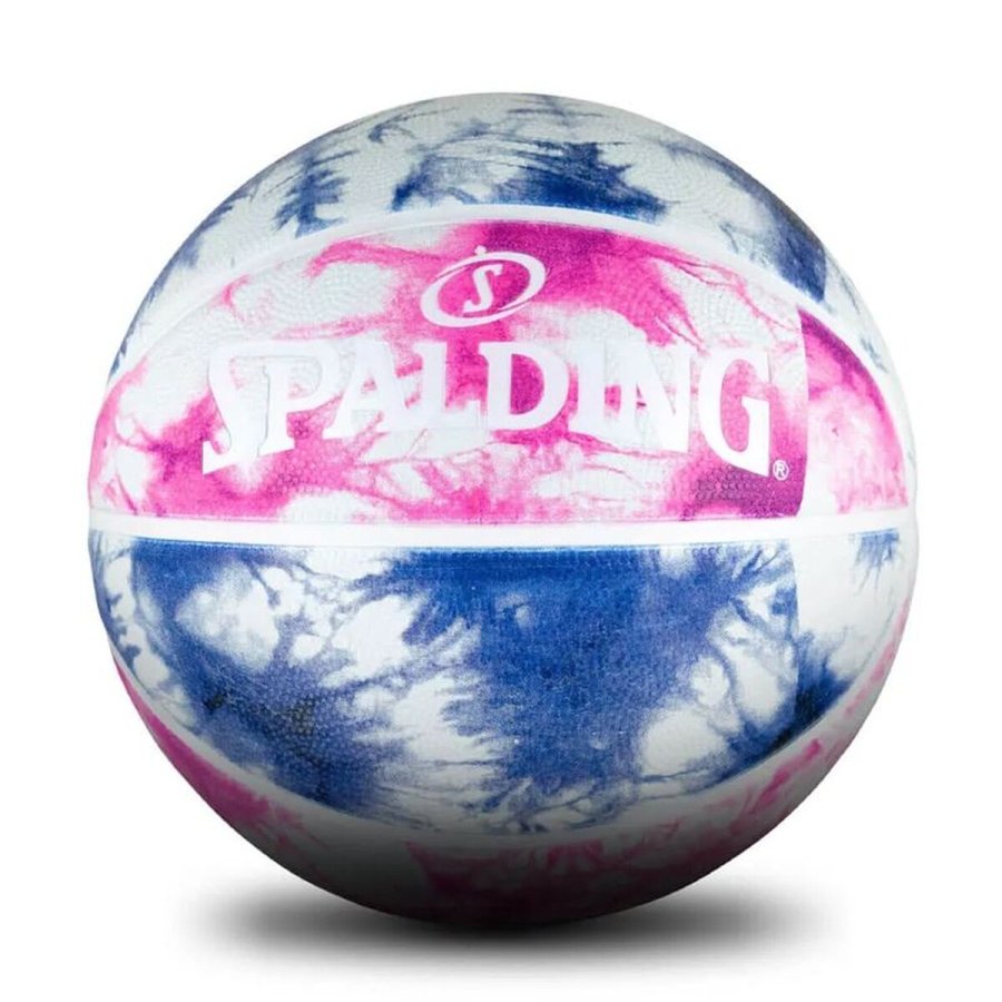 Basketball Spalding Tie Dye Sz6 Lilla 6 Naturgummi (St�rrelse 6) #1