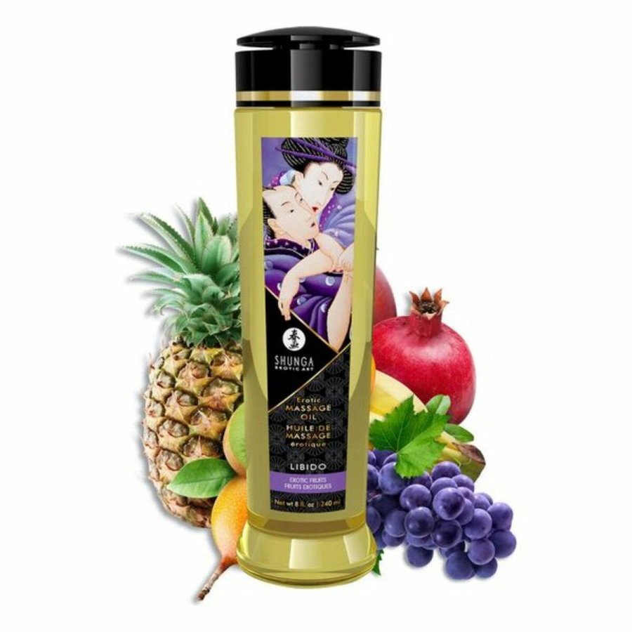 Erotisk massageolie Shunga 240 ml Eksotiske Frugter (240 ml) #1