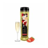 Erotisk massageolie Shunga 240 ml Jordbr Champagne #5