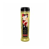 Erotisk massageolie Shunga 240 ml Jordbr Champagne #1