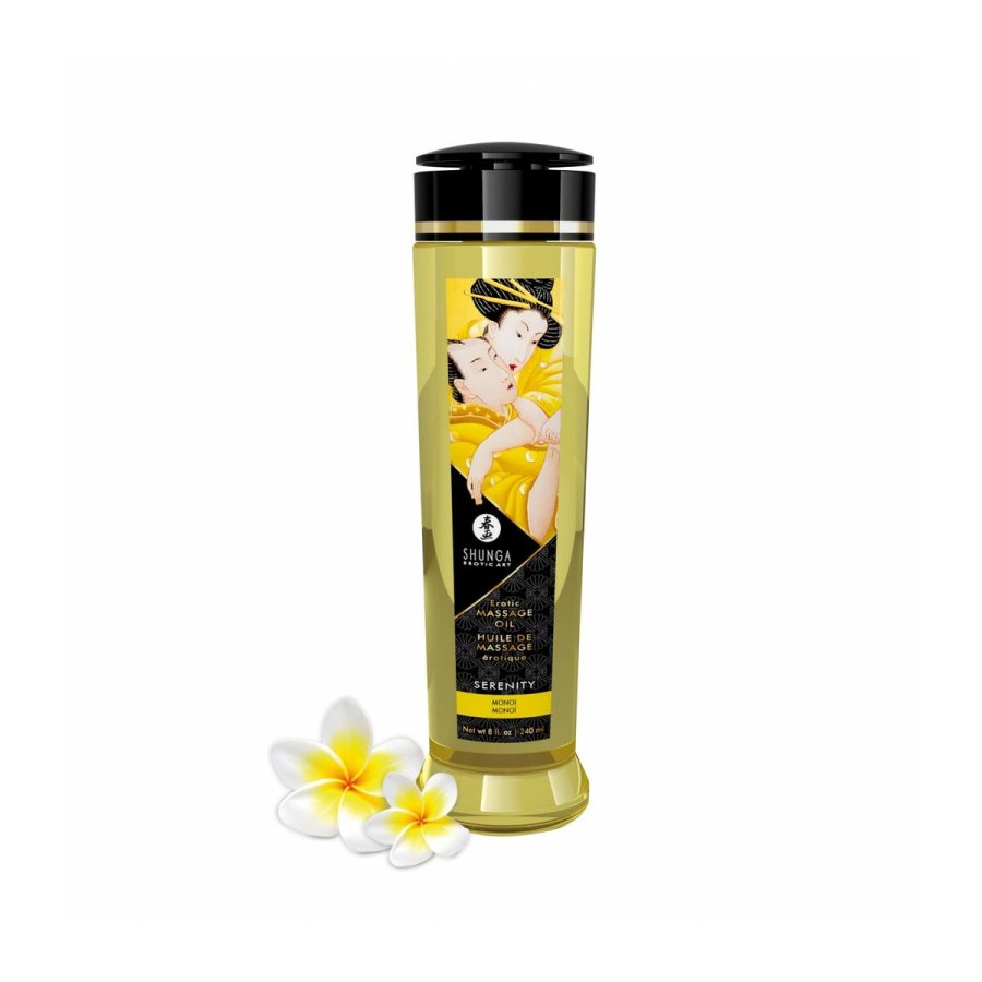 Erotisk massageolie Shunga Serenity Monoi 240 ml Elskovsmiddel #5