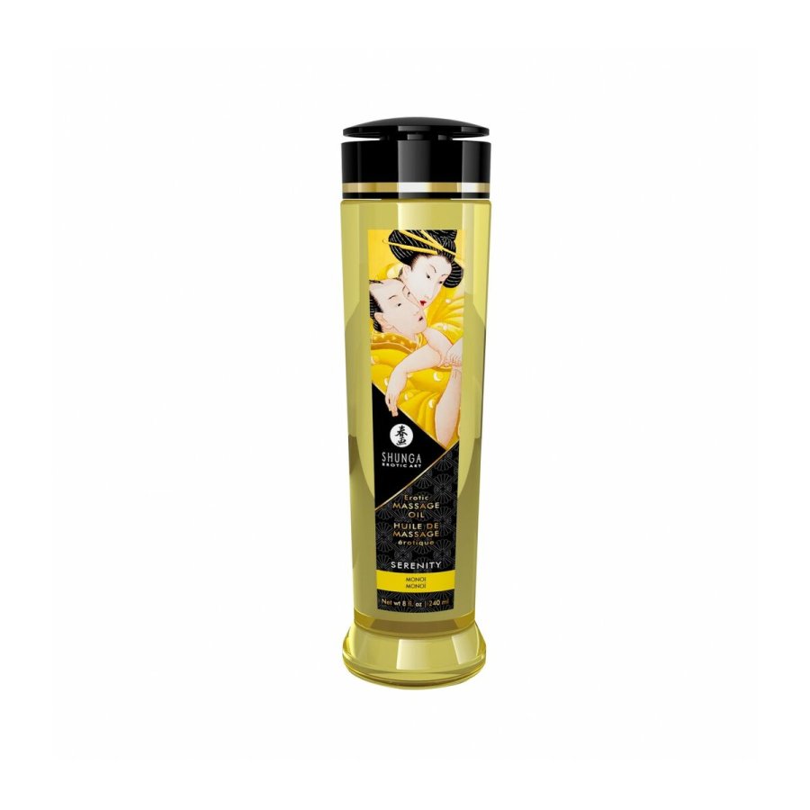 Erotisk massageolie Shunga Serenity Monoi 240 ml Elskovsmiddel #1