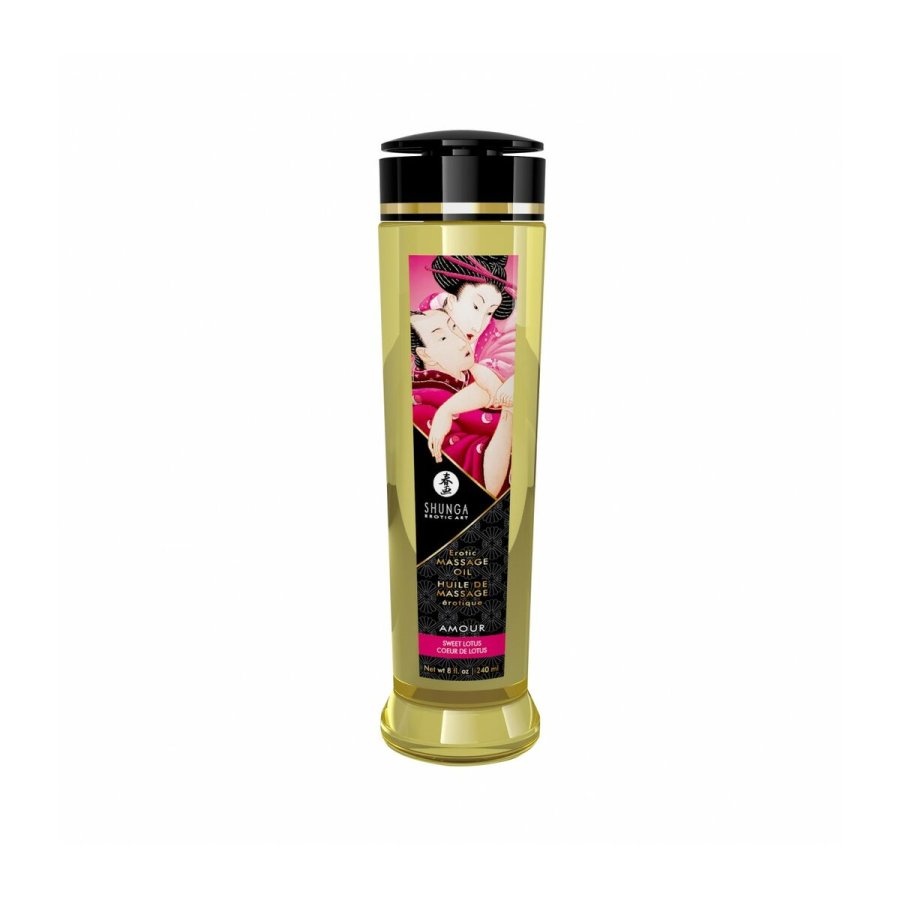Erotisk massageolie Shunga 240 ml Lotusblomst #1