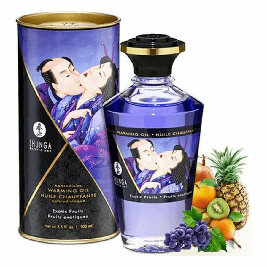Erotisk massageolie Shunga SHU127-EXOTIC FRUITS 100 ml Eksotiske Frugter #3