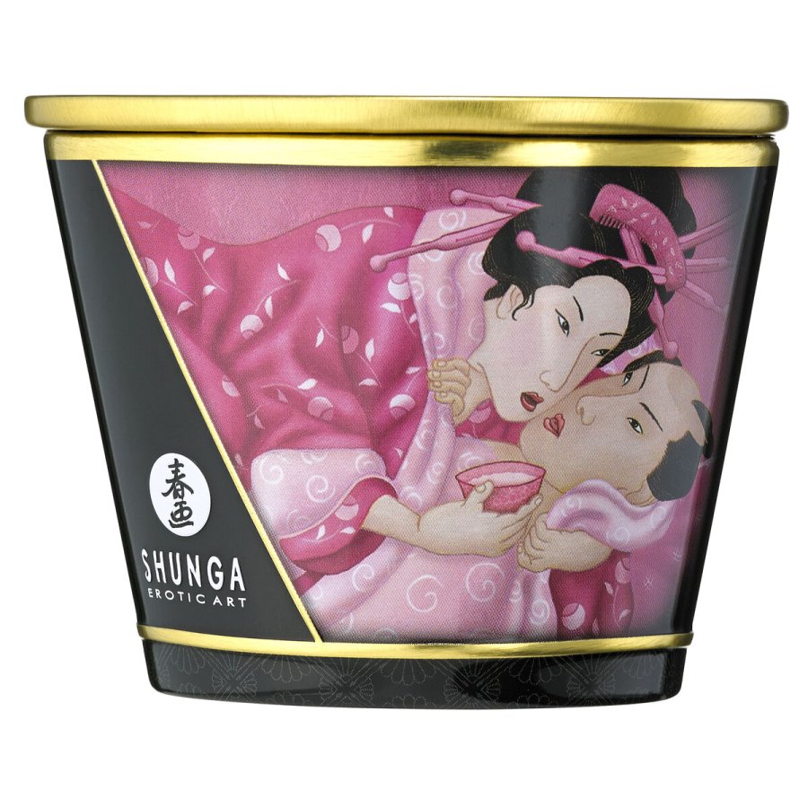 Senze Massage Lys Drillende Shunga 8401300 Roser 170 ml #5