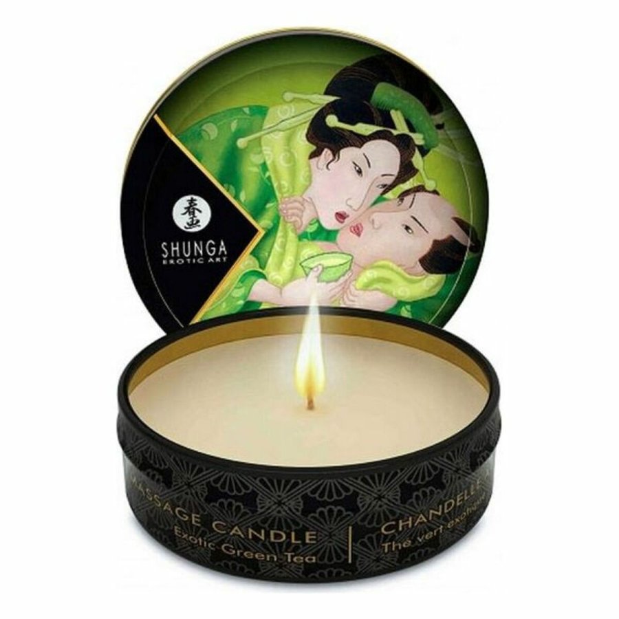 Senze Massage Lys Drillende Shunga Exotic Green Tea Grn Te 30 ml #1