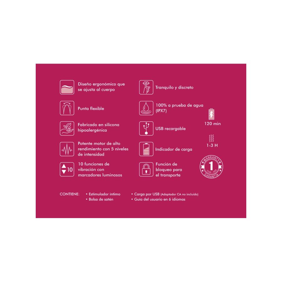 Massager Shunga Aiko Fuchsia #7