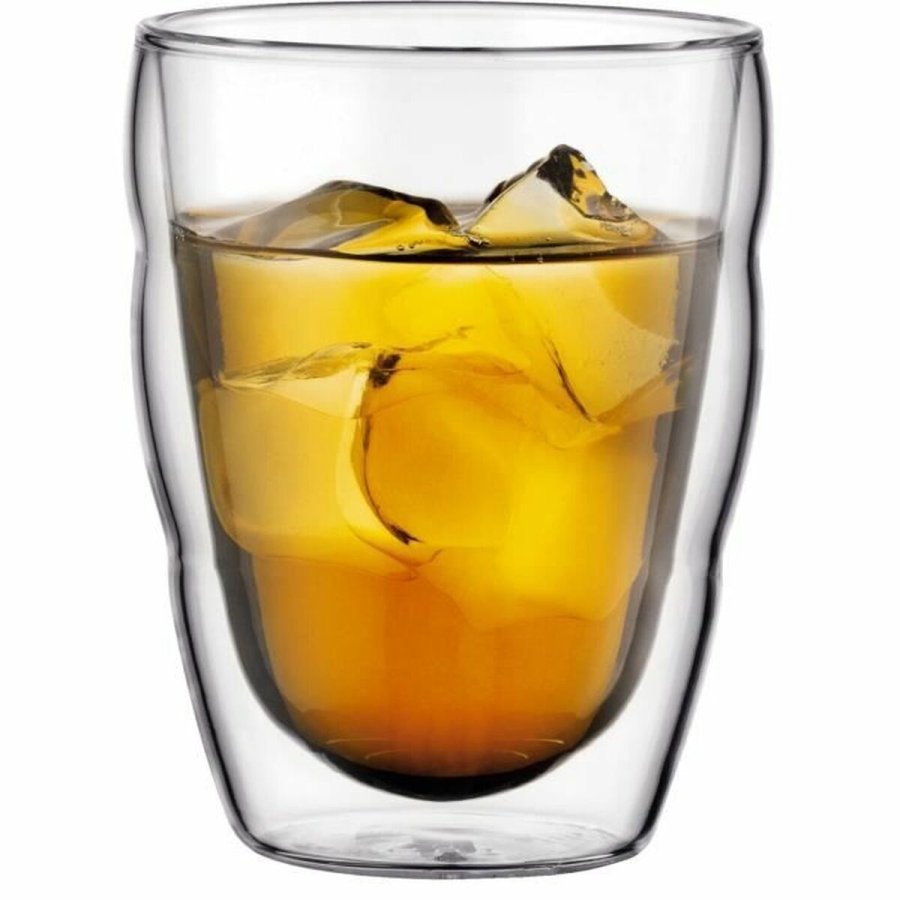 Glasst Bodum 250 ml Gennemsigtig Borosilikatglas Glat 2 Dele (2 enheder) #4