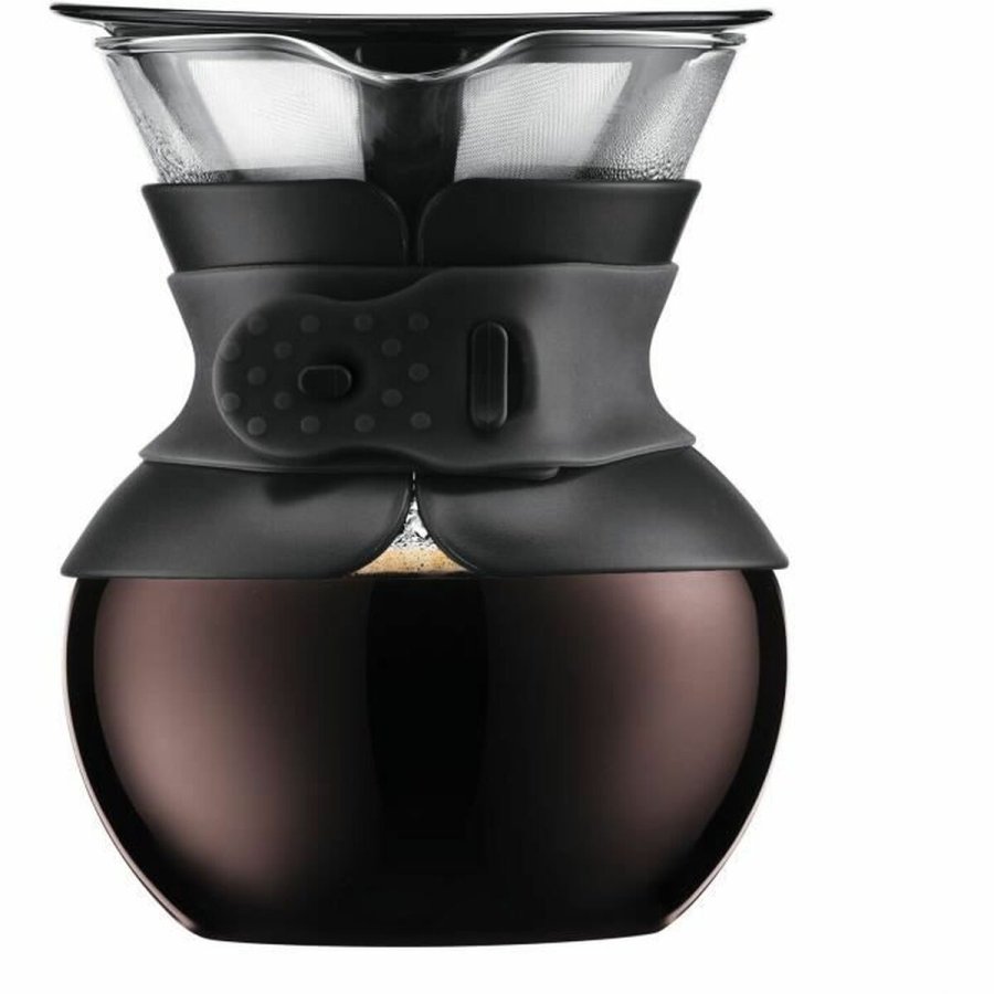 Kaffekande med stempel Bodum To Over Sort 500 ml 8 Skodelice #1