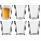 Glasst Bodum 200 ml Gennemsigtig Borosilikatglas Glat 6 Dele (6 enheder) #1