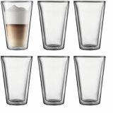 Glasst Bodum 400 ml Gennemsigtig Borosilikatglas Glat 6 Dele (6 enheder) #1