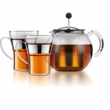 Kaffekande med stempel Bodum Gennemsigtig Stl 1 L 0,35 L (6 enheder) #1