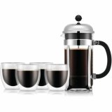 Kaffekande med stempel Bodum Gennemsigtig 1 L (8 enheder) #1