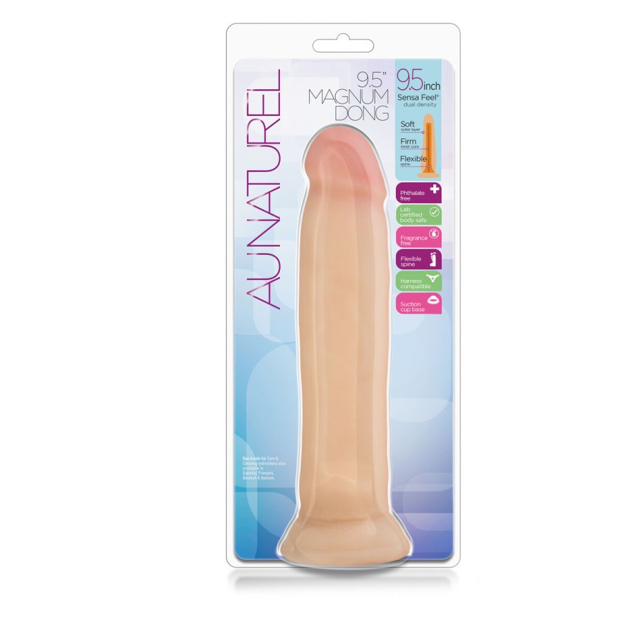 Realistisk Dildo Blush Au Naturel TPE  4,5 cm (22,8 cm) #3