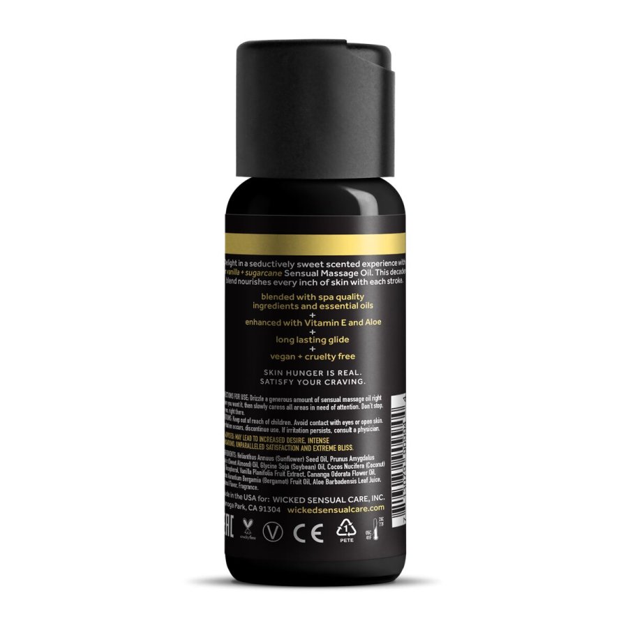 Erotisk massageolie Wicked Sensual Care Vanilje 120 ml #2