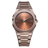 Unisex ur D1 Milano ULTRA THIN CHOCOLATE ( 40 mm) #1
