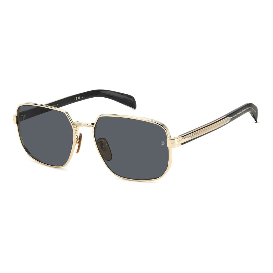 Solbriller til m�nd David Beckham DB-7121GS-RHLIR Gylden � 60 mm #1